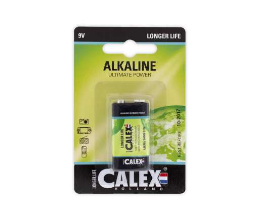 Calex batterijen Alkaline blok batterij 6LR61 9V, 