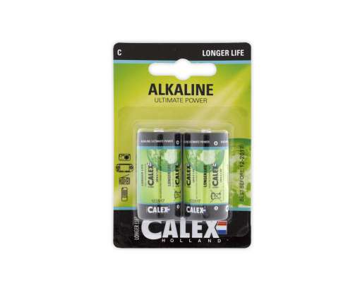 Calex batterijen Alkaline kleine staaf LR14/C 1,5V