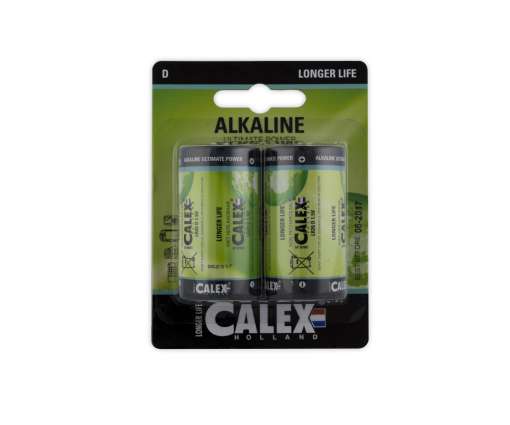 Calex battterijen Alkaline grote staaf LR20/D 1,5V