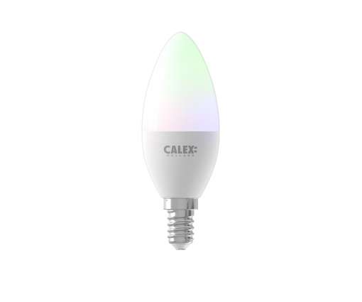 Calex Smart RGB Kaars led lamp 5W 470lm 2200-4000K