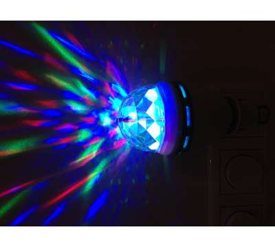 Led Disco Lamp 3 watt met stopcontact aansluiting