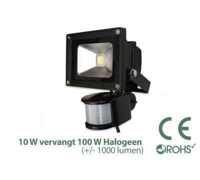 Led Bouwlamp met bewegingssensor 10 watt