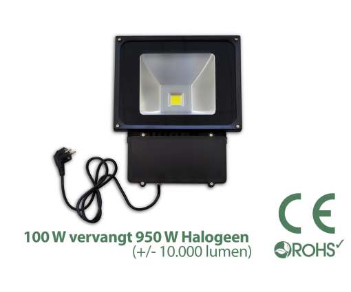 Led Bouwlamp 100 watt