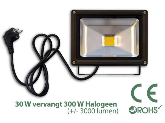 lichtgewicht Koor Zoeken Led Bouwlamp 30 watt - Light by leds