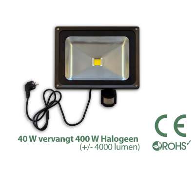 Led Bouwlamp met bewegingssensor 40 watt