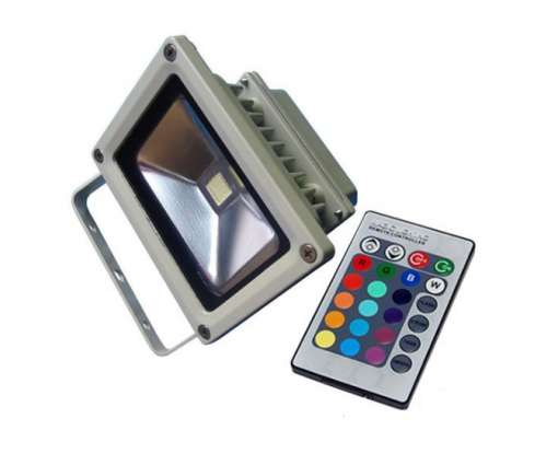 Led Bouwlamp 20 watt met RGB