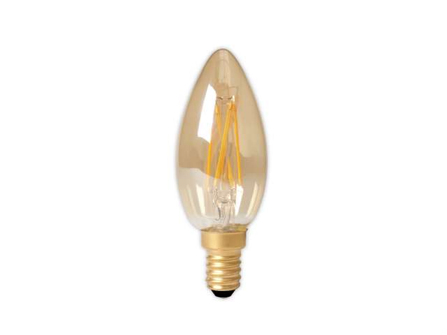 Calex LED Straight Filament - Tube Lamp - 3,5W - E14 - Dimbaar